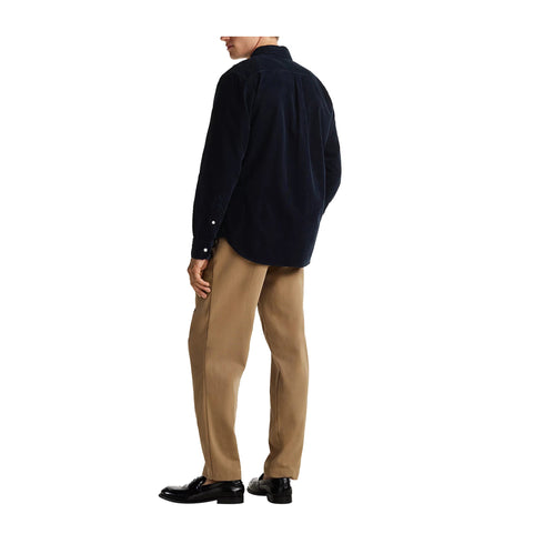 Tommy Hilfiger Camicia casual Camicia Uomo button down in velluto Blu - Francavilla Moda